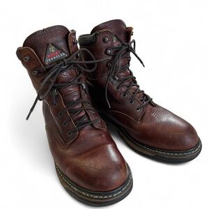 Rocky IronClad Waterproof 8" Leather Work Boot 🥾 in Bridle - Style #5693